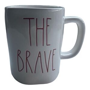 Rae Dunn The Brave Coffee Mug Large Letter‎ HTF Farmhouse Decor